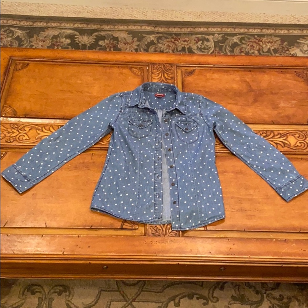 a long sleeve button up